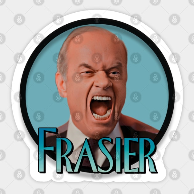 Frasier Sticker by Zbornak Designs